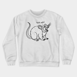 Heck Yeah Possum Lover Crewneck Sweatshirt